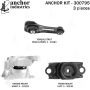 ANCHOR MOUNTS 300795 ENGINE MNT KIT