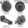 ANCHOR MOUNTS 300805 ENGINE MNT KIT