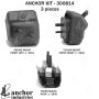 ANCHOR MOUNTS 300814 ENGINE MNT KIT