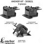 ANCHOR MOUNTS 300821 ENGINE MNT KIT