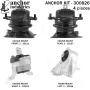 ANCHOR MOUNTS 300826 ENGINE MNT KIT