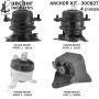 ANCHOR MOUNTS 300827 ENGINE MNT KIT