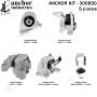 ANCHOR MOUNTS 300850 ENGINE MNT KIT