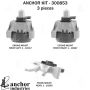 ANCHOR MOUNTS 300853 ENGINE MNT KIT