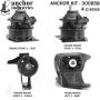 ANCHOR MOUNTS 300858 ENGINE MNT KIT