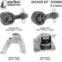 ANCHOR MOUNTS 300888 ENGINE MNT KIT