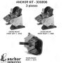 ANCHOR MOUNTS 300898 ENGINE MNT KIT