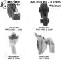 ANCHOR MOUNTS 300905 ENGINE MNT KIT