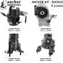 ANCHOR MOUNTS 300919 ENGINE MNT KIT