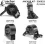 ANCHOR MOUNTS 300923 ENGINE MNT KIT