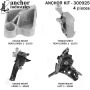 ANCHOR MOUNTS 300925 ENGINE MNT KIT