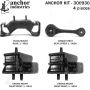 ANCHOR MOUNTS 300930 ENGINE MNT KIT