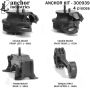 ANCHOR MOUNTS 300939 ENGINE MNT KIT