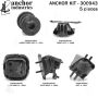ANCHOR MOUNTS 300943 ENGINE MNT KIT