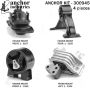 ANCHOR MOUNTS 300945 ENGINE MNT KIT