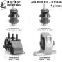 ANCHOR MOUNTS 300946 ENGINE MNT KIT