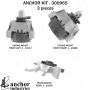 ANCHOR MOUNTS 300965 ENGINE MNT KIT