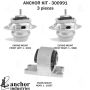 ANCHOR MOUNTS 300991 ENGINE MNT KIT