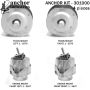 ANCHOR MOUNTS 301000 ENGINE MNT KIT