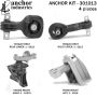 ANCHOR MOUNTS 301013 ENGINE MNT KIT