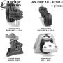 ANCHOR MOUNTS 301013 ENGINE MNT KIT