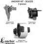 ANCHOR MOUNTS 301025 ENGINE MNT KIT