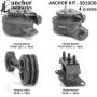 ANCHOR MOUNTS 301036 ENGINE MNT KIT