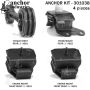ANCHOR MOUNTS 301038 ENGINE MNT KIT