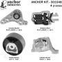 ANCHOR MOUNTS 301048 ENGINE MNT KIT