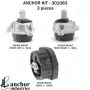 ANCHOR MOUNTS 301083 ENGINE MNT KIT