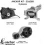 ANCHOR MOUNTS 301089 ENGINE MNT KIT