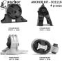 ANCHOR MOUNTS 301116 ENGINE MNT KIT