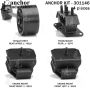 ANCHOR MOUNTS 301146 ENGINE MNT KIT