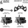ANCHOR MOUNTS 301147 ENGINE MNT KIT