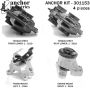 ANCHOR MOUNTS 301153 ENGINE MNT KIT