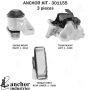 ANCHOR MOUNTS 301155 ENGINE MNT KIT