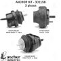 ANCHOR MOUNTS 301158 ENGINE MNT KIT