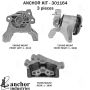 ANCHOR MOUNTS 301164 ENGINE MNT KIT