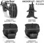 ANCHOR MOUNTS 301177 ENGINE MNT KIT