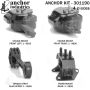 ANCHOR MOUNTS 301190 ENGINE MNT KIT