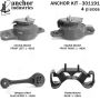 ANCHOR MOUNTS 301191 ENGINE MNT KIT