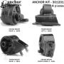 ANCHOR MOUNTS 301201 ENGINE MNT KIT