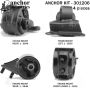 ANCHOR MOUNTS 301206 ENGINE MNT KIT