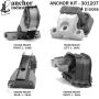ANCHOR MOUNTS 301207 ENGINE MNT KIT