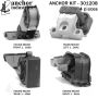 ANCHOR MOUNTS 301208 ENGINE MNT KIT
