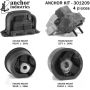 ANCHOR MOUNTS 301209 ENGINE MNT KIT