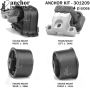 ANCHOR MOUNTS 301209 ENGINE MNT KIT