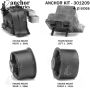 ANCHOR MOUNTS 301209 ENGINE MNT KIT