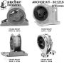 ANCHOR MOUNTS 301216 ENGINE MNT KIT