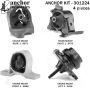 ANCHOR MOUNTS 301224 ENGINE MNT KIT